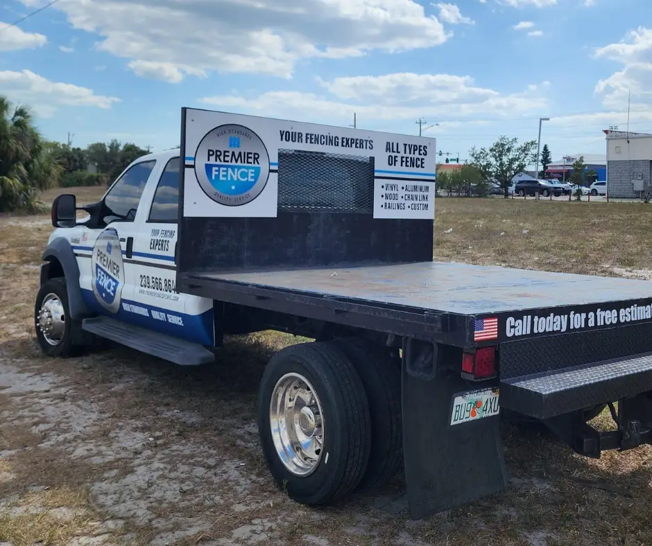 Premier Fence Work Truck